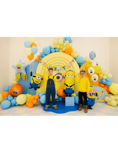 Balon foliowy Minionek Mel, 72x64 cm, mix