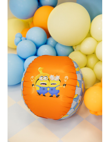 Balon foliowy Piłka w Minionki, 75 cm, mix