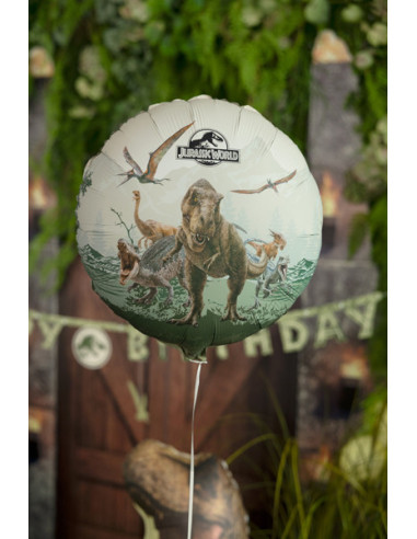 Balon foliowy pastylka Jurassic World, 35x35 cm, mix