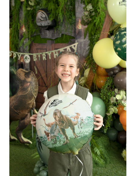 Balon foliowy pastylka Jurassic World, 35x35 cm, mix