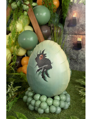 Balon foliowy Jurassic World Jajo Dinozaura, 48x64 cm, mix