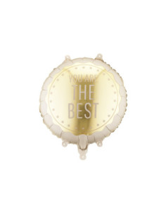 Balon foliowy pastylka You Are The Best, 35x35 cm, mix