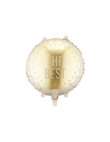 Balon foliowy pastylka You Are The Best, 35x35 cm, mix