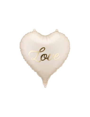 Balon foliowy serce Love, 45 cm, mix