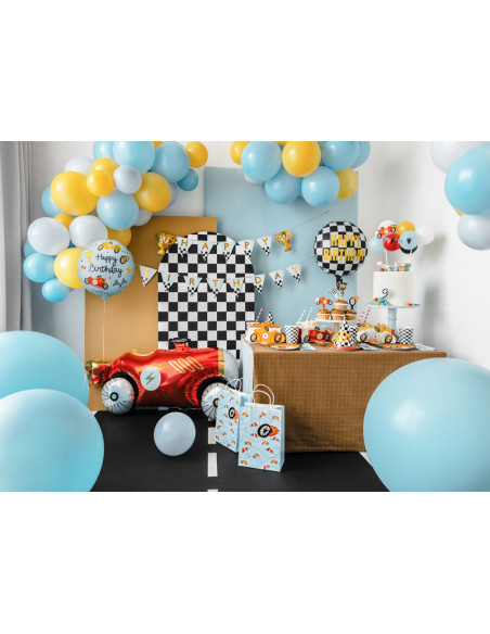Balon foliowy pastylka Happy Birthday, 35x35 cm, mix