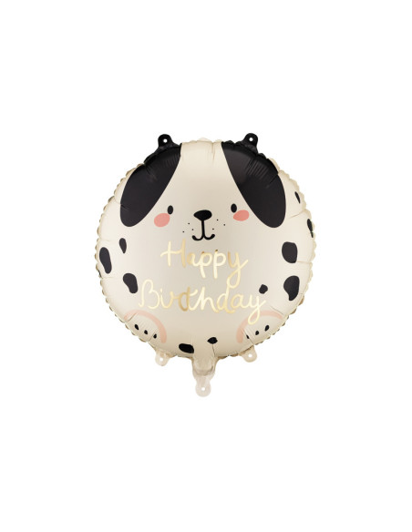 Balon foliowy pastylka Happy Birthday, 35x35 cm, mix