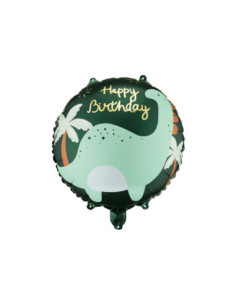 Balon foliowy pastylka Brontozaur, 35x35 cm, mix