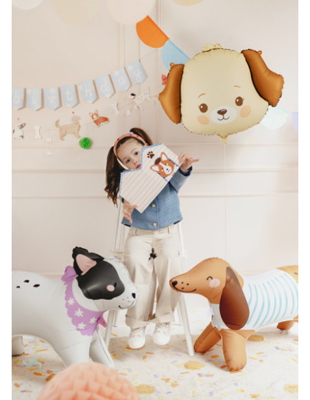 Balon foliowy Piesek, 63x48,5 cm, mix
