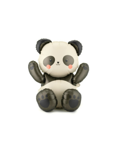 Balon foliowy Panda, 68x72 cm, mix