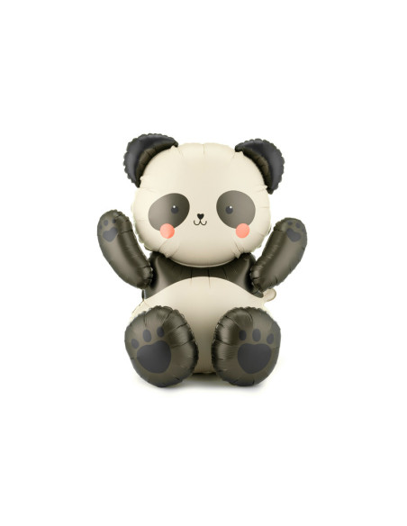 Balon foliowy Panda, 68x72 cm, mix