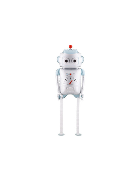 Balon foliowy Robot, 37x80 cm, mix