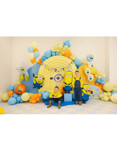 Baner Happy Birthday Minionki, 50x153 cm