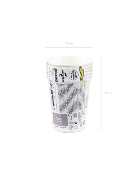 Kubeczki Minionki, 250 ml, mix (1 op. / 6 szt.)