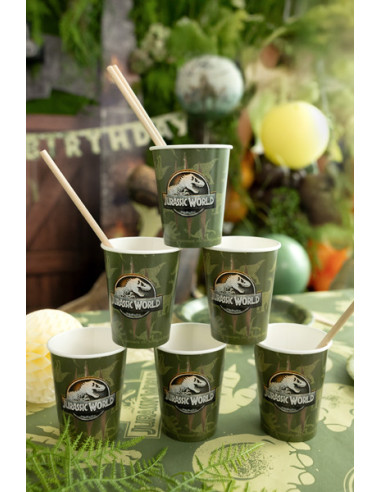 Kubeczki Jurassic World, 250 ml, mix (1 op. / 6 szt.)