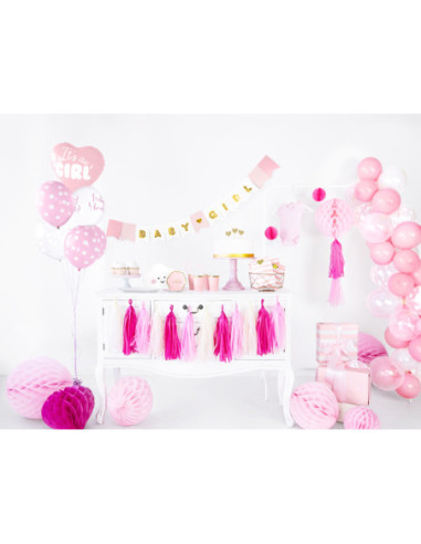 Balony 30cm, Chmurki, Crystal Clear (1 op. / 50 szt.)