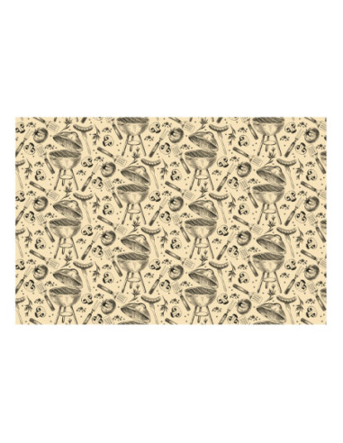 Obrus papierowy Grill, mix, 180x120 cm