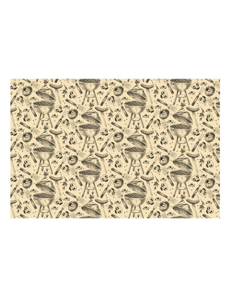 Obrus papierowy Grill, mix, 180x120 cm