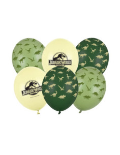 Balony 30 cm, Jurassic World, mix (1 op. / 6 szt.)