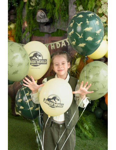 Balony 30 cm, Jurassic World, mix (1 op. / 6 szt.)