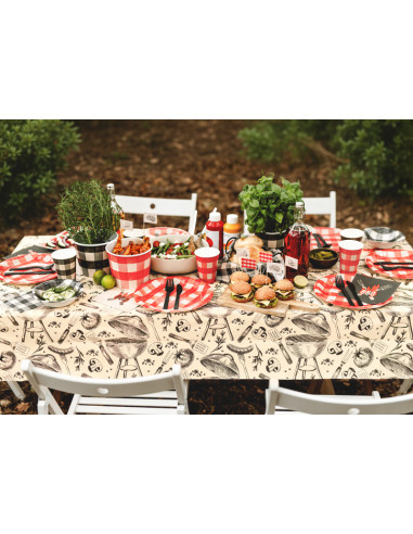 Serwetki BBQ, 33x33 cm, mix (1 op. / 20 szt.)