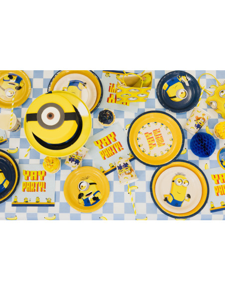 Talerzyki Minionki, 18 cm, mix (1 op. / 6 szt.)
