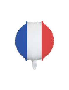 Balon foliowy Flaga Francji, 35 cm, mix