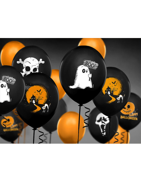 Balony 30cm, Duszek, Pastel Black (1 op. / 50 szt.)
