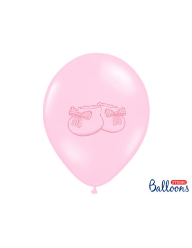 Balony 30cm, Bucik, Pastel Baby Pink (1 op. / 50 szt.)
