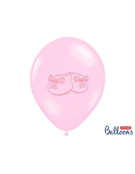 Balony 30cm, Bucik, Pastel Baby Pink (1 op. / 50 szt.)