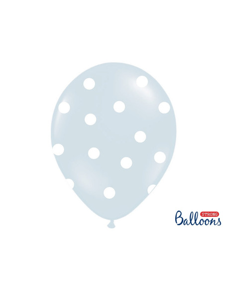 Balony 30cm, Słonik, Pastel Baby Blue Mix (1 op. / 50 szt.)