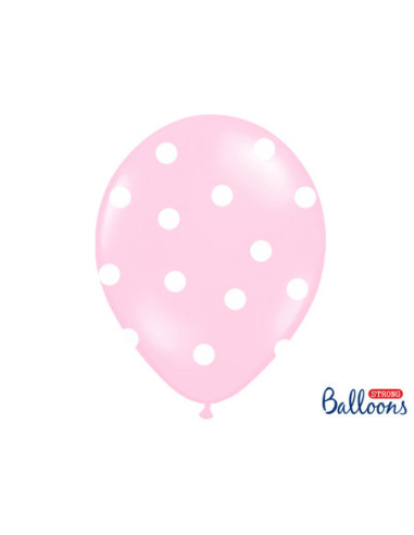 Balony 30cm, Słonik, Pastel Pink Mix (1 op. / 50 szt.)