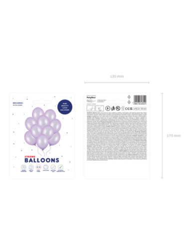 Balony Strong 30cm, Metallic Wisteria (1 op. / 10 szt.)