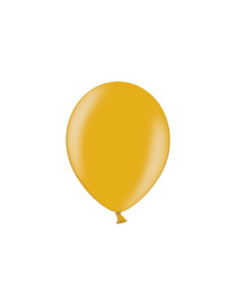 Balony 23cm, Metallic Gold (1 op. / 100 szt.)