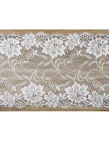 Koronka, złamana biel, 0,18 x 9m (1 szt. / 9 mb.)