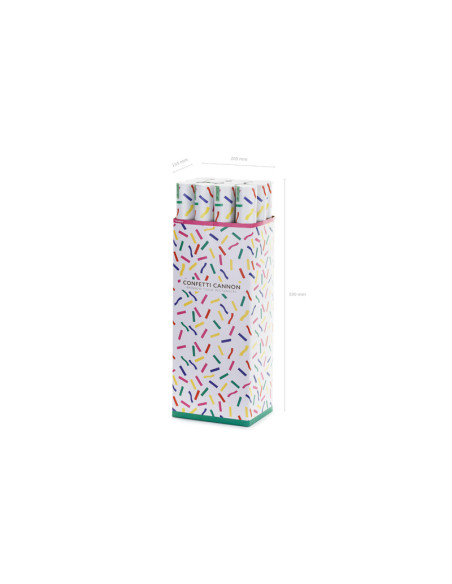 Tuba z konfetti, mix, 60cm