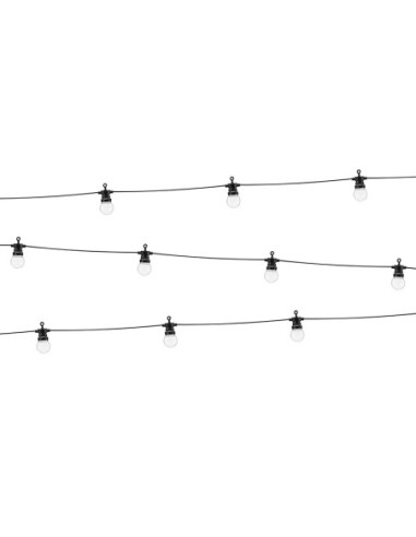 Lampki dekoracyjne LED, czarny, 5m