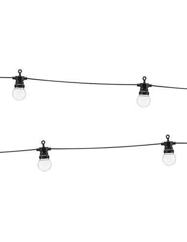 Lampki dekoracyjne LED, czarny, 5m