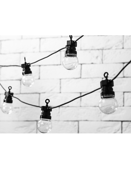 Lampki dekoracyjne LED, czarny, 5m
