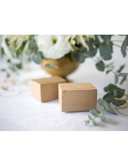 Pudełeczka, kraft, 6x5,5x3,5cm (1 op. / 10 szt.)