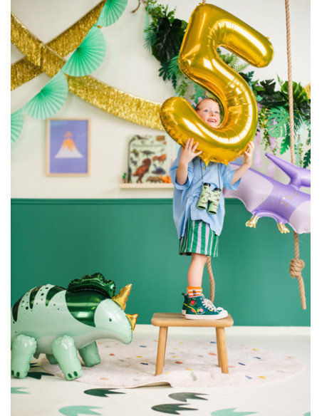 Balon foliowy Cyfra ''5'', 86cm, złoty