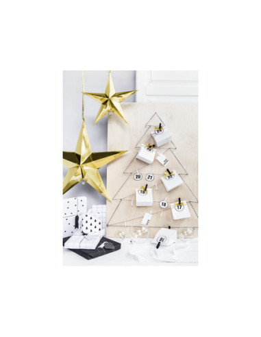 Gwiazda papierowa, 70cm, złoty
