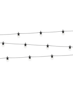 Lampki dekoracyjne LED, czarny, 5m