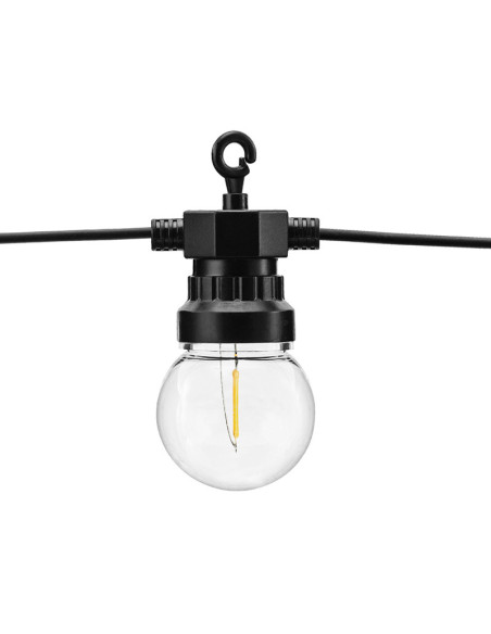 Lampki dekoracyjne LED, czarny, 5m