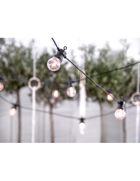 Lampki dekoracyjne LED, czarny, 5m