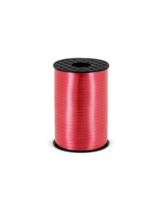 Wstążka plastikowa, czerwony, 5mm/225m