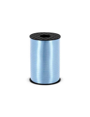 Wstążka plastikowa, błękit, 5mm/225m