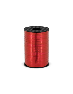Wstążka plastikowa, czerwony, 5mm/225m