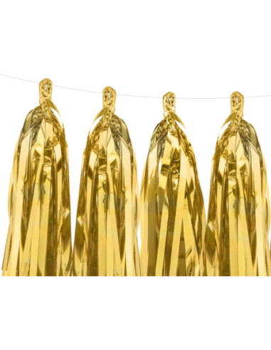 Girlanda frędzle, złoty