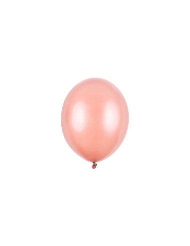 Balony Strong 12cm, Metallic Rose Gold (1 op. / 100 szt.)