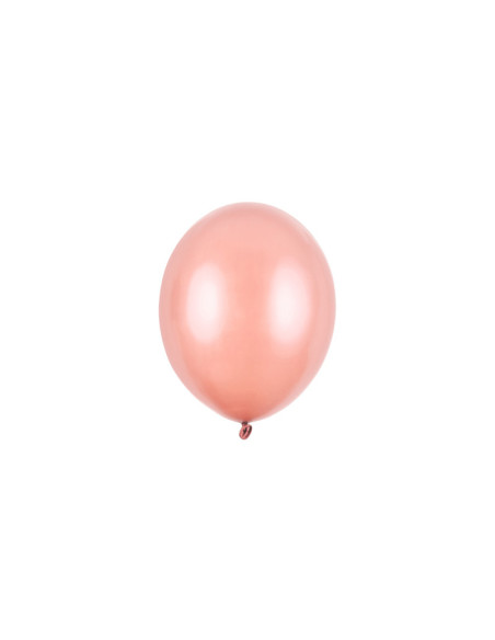 Balony Strong 12cm, Metallic Rose Gold (1 op. / 100 szt.)
